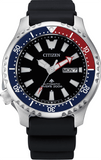 Citizen Promaster Fugu NY0110 Limited Edition Men's Automatic Diver Watch – 200M, Black Dial with Black Rubber Strap