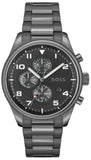 Hugo Boss 1513991 View Chronograph Men's Watch – Grey Dial & Grey Steel Strap