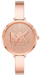 Michael Kors MK4433 Charley Quartz Women's Watch – Rose Gold Dial with Crystals & Rose Gold Steel Strap