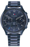 Tommy Hilfiger 1791853 Asher Chronograph Quartz Men's Watch – Blue Dial & Blue Steel Bracelet