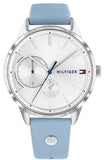 Tommy Hilfiger 1782023 Brooke Women's Watch – Silver Dial & Blue Leather Strap
