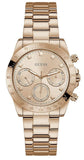 Guess GW0314L3 Eclipse Women's Watch – Rose Gold Dial & Rose Gold Steel Strap