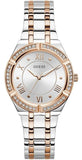 Guess GW0033L9 Cosmo Women's Watch – Silver Dial & Two-Tone Steel Strap