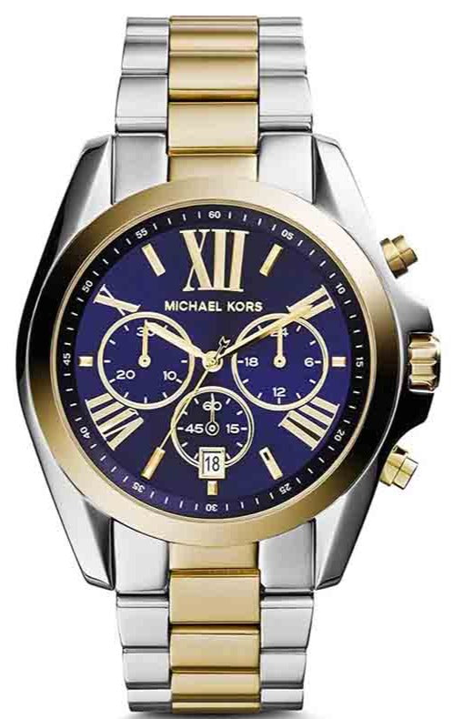 π Michael Kors MK5976 Bradshaw Women's Watch β Blue Dial & Two-Tone Steel Bracelet (100% off)