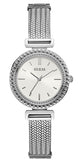 Guess W1152L1 Quartz Women's Watch – Silver Dial & Silver Mesh Bracelet