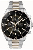 Hugo Boss 1513705 Ocean Edition Men's Watch – Black Dial & Two-Tone Steel Bracelet
