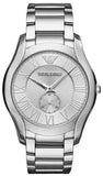 Emporio Armani AR11084 Dress Quartz Men's Watch – Silver Dial & Silver Steel Strap