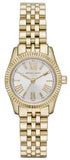 Michael Kors MK3229 Lexington Quartz Women's Watch – Silver Dial & Gold Steel Bracelet