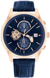 Tommy Hilfiger 1710503 Weston Chronograph Men's Watch – Blue Dial & Blue Leather Strap