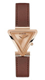 Guess GW0548L2 Fame Women's Watch – Rose Gold Dial & Brown Leather Strap