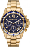 Michael Kors MK6971 Everest Chronograph Quartz Women's Watch – Blue Dial & Gold Steel Strap