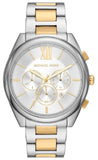 Michael Kors MK8994 Janelle Chronograph Quartz Men's Watch – Silver Dial & Two-Tone Steel Strap