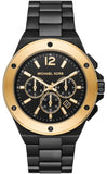 Michael Kors MK8941 Lennox Chronograph Men's Watch – Black Dial & Black Steel Strap