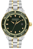 Movado 3650096 Heritage Calendoplan Men's Watch – Black Dial & Two-Tone Steel Strap