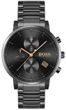 Hugo Boss 1513780 Integrity Men's Watch – Black Dial & Black Steel Bracelet