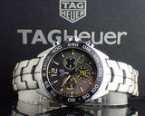 Tag Heuer Formula 1 Ayrton Senna Special Edition Men's Watch CAZ101AF.BA0637 – Grey Dial with Silver Steel Strap