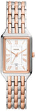 Fossil ES5222 Raquel Women’s Watch – White Dial with Two-Tone Stainless Steel Strap
