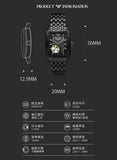 Emporio Armani AR60058 Meccanico Men’s Automatic Watch – Black Dial & Black Steel Strap