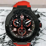 Tissot T141.417.37.057.01 T-Race Chronograph Men’s Watch – Black Dial & Red Rubber Strap