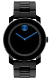 Movado 3600099 Bold TR90 Men's Watch – Black Dial & Black Steel Strap