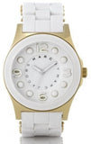 Marc Jacobs MBM2500 Dress Women's Watch – White Dial & White Silicone Strap