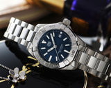 Tag Heuer Aquaracer Women's Watch WBD1412.BA0741 – Blue Dial with Silver Steel Strap