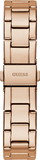 Guess Cosmic Chronograph Rose Gold Dial Rose Gold Steel Strap Watch for Women - GW0465L2