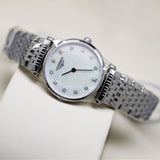 Longines L4.209.4.87.6 La Grande Classique Quartz Women's Watch – White Dial with Diamonds & Silver Steel Bracelet