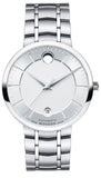 Movado 606915 1881 Automatic Men's Watch – Silver Dial & Silver Steel Strap
