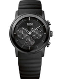 Hugo Boss 1512639 Modern Quartz Men's Watch – Black Dial & Black Rubber Strap