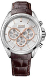 Hugo Boss 1512881 Driver Chronograph Men's Watch – Silver Dial & Brown Leather Strap
