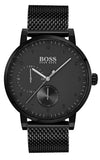 Hugo Boss 1513636 Oxygen Men's Watch – Black Dial & Black Mesh Bracelet