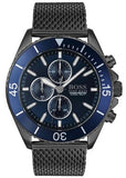 Hugo Boss 1513702 Ocean Edition Quartz Men's Watch – Blue Dial & Black Mesh Bracelet
