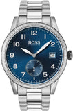 Hugo Boss 1513707 Legacy Men's Watch – Blue Dial & Silver Steel Strap