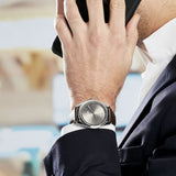 Hugo Boss Champion Grey Dial Brown Leather Strap Watch for Men - 1513815