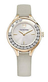 Swarovski 5261481 Lovely Crystals Mini Women's Watch – Grey Dial & Grey Leather Strap