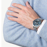 Tag Heuer Aquaracer Blue Dial Quartz Silver Steel Strap Watch for Men - WAY111C.BA0928