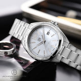 Tag Heuer Formula 1 Quartz Women's Watch WBJ1418.BA0664 – Mother of Pearl White Dial with Silver Steel Strap