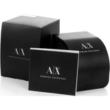 Armani Exchange Outerbanks AX1732 Men's Chronograph Watch – Black Dial with Brown Leather Strap