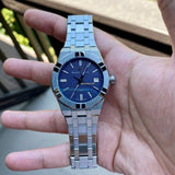 Maurice Lacroix AI6008 Aikon Automatic Men’s Watch – Blue Dial & Silver Steel Strap