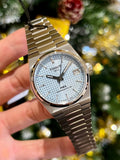 Tissot T137.207.11.351.00 PRX Powermatic 80 Men's Watch – Ice Blue Dial & Silver Steel Strap