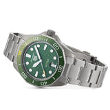 Tag Heuer Aquaracer Professional 300 Automatic Green Dial Silver Steel Strap Watch for Men - WBP208B.BF0631