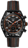 Tag Heuer Carrera Porsche Orange Racing CBN2A1M.FC6526 Men's 44mm Chronograph – Black Dial with Black Nylon Strap