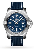 Breitling Avenger Automatic 43mm A17318101C1X2 Men's Watch with Blue Dial & Blue Nylon Strap