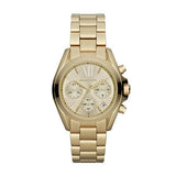 Michael Kors Bradshaw Gold Dial Gold Steel Strap Watch for Women - MK5798