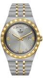 Tudor M28603-0002 Royal Diamonds Automatic Men's Watch – Grey Dial & Two Tone Steel Strap