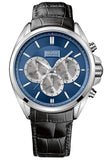 Hugo Boss 1512882 Driver Men's Watch – Blue Dial & Black Leather Strap