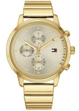 Tommy Hilfiger 1781905 Blake Women's Watch – White Dial & Gold Steel Bracelet