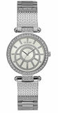 Guess W1008L1 Muse Quartz Women's Watch – White Dial & Silver Steel Bracelet