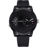 Tommy Hilfiger 1791555 Denim Men's Watch – Black Dial & Black Rubber Strap